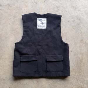 Vetements X Bany Anco Wool Blend Zip-Up Utility Vest